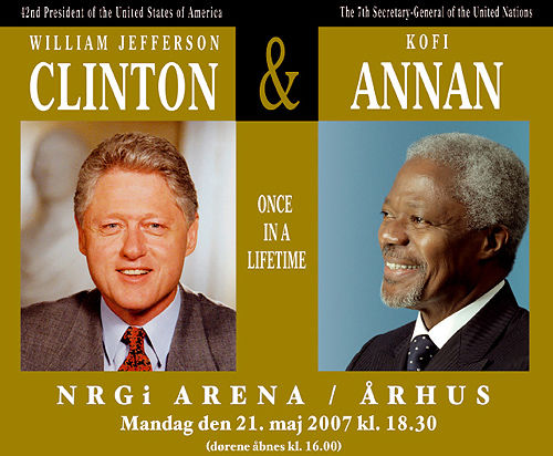 Bill and Kofi in Aarhus